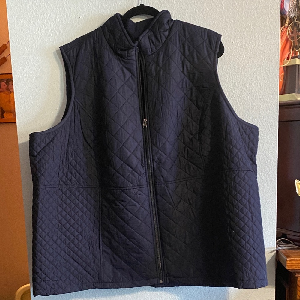 Croft & Barrow Women’s Navy Blue Quilted Vest